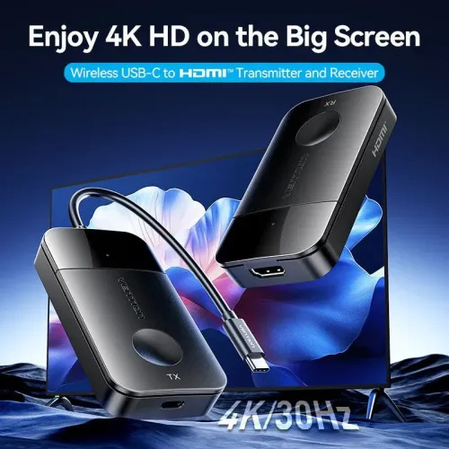 VENTION ADOBB 50M Wireless Type-C to HDMI Display Extender