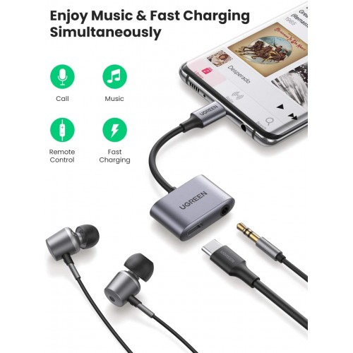 UGREEN CM231 USB-C to 3.5mm Hi-Fi Audio Adapter