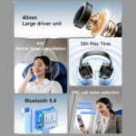 Awei AT5 SilentWave ANC Pro Headphone - Image 2