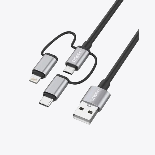 Onten TripleLink 1.8M 3-in-1 Charging Cable
